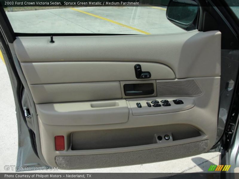 Spruce Green Metallic / Medium Parchment 2003 Ford Crown Victoria Sedan