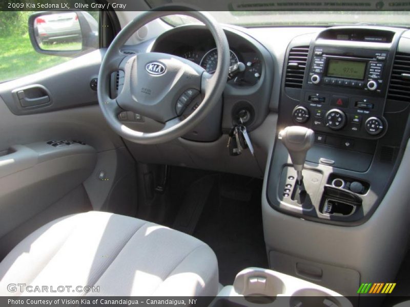Olive Gray / Gray 2009 Kia Sedona LX