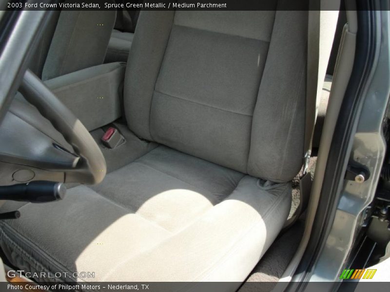 Spruce Green Metallic / Medium Parchment 2003 Ford Crown Victoria Sedan