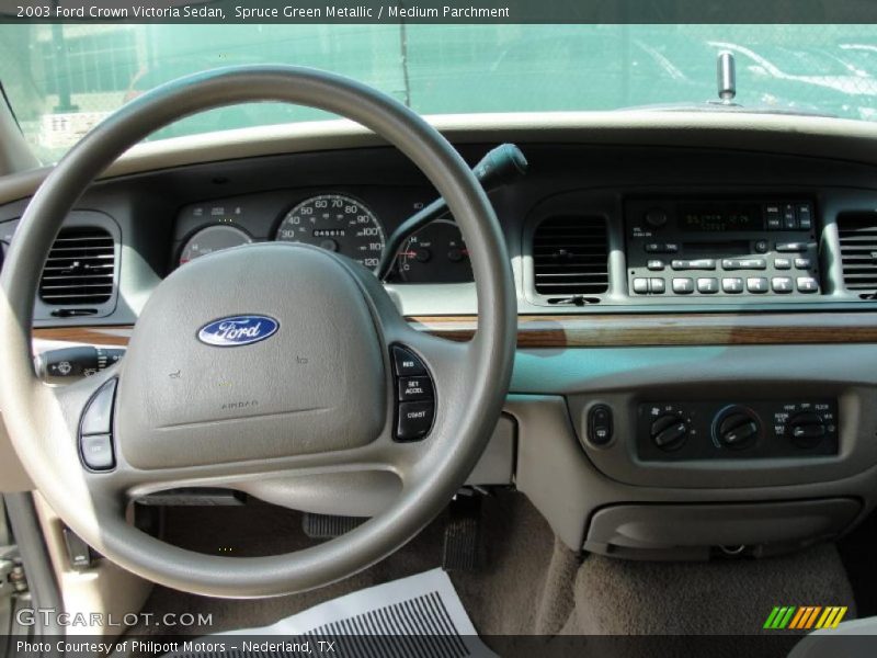 Spruce Green Metallic / Medium Parchment 2003 Ford Crown Victoria Sedan