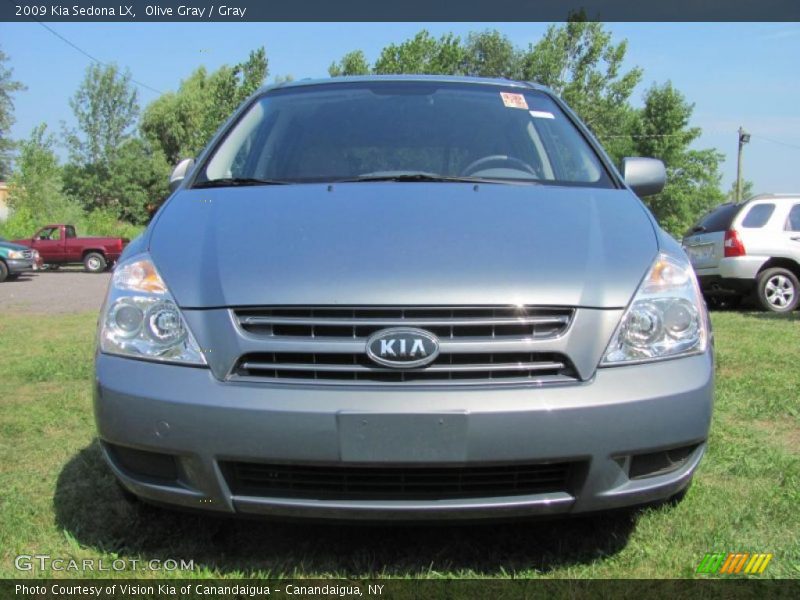 Olive Gray / Gray 2009 Kia Sedona LX