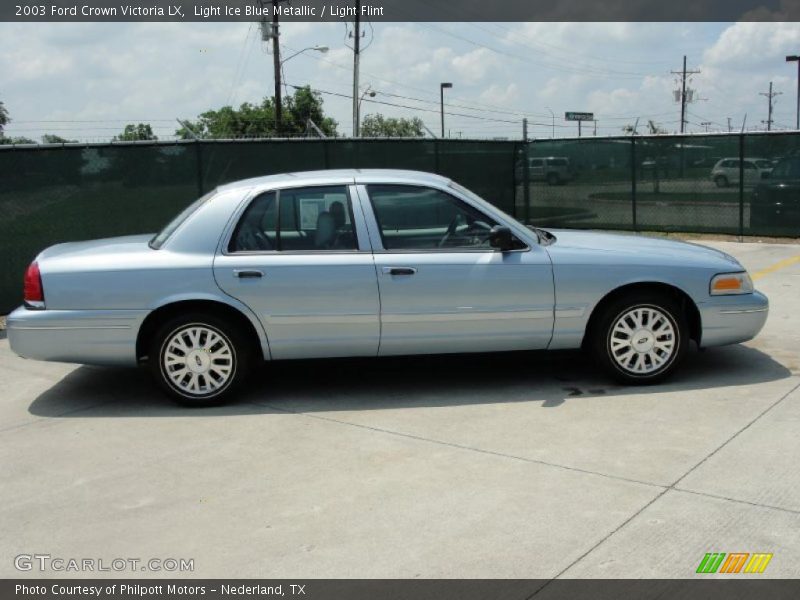 Light Ice Blue Metallic / Light Flint 2003 Ford Crown Victoria LX