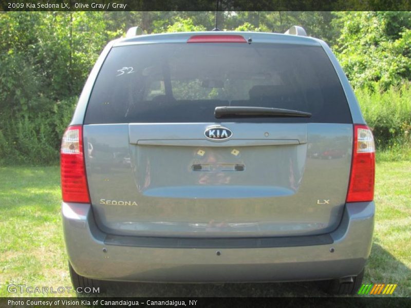 Olive Gray / Gray 2009 Kia Sedona LX