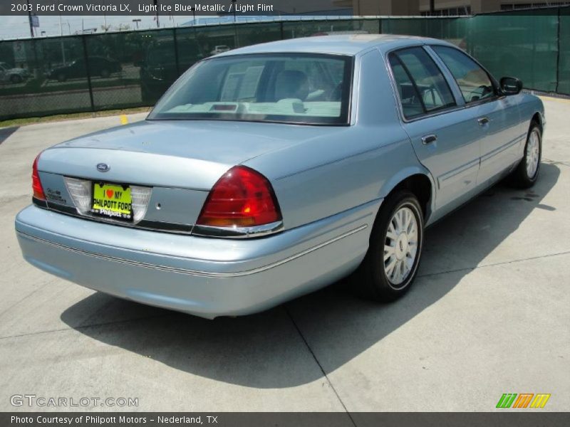 Light Ice Blue Metallic / Light Flint 2003 Ford Crown Victoria LX