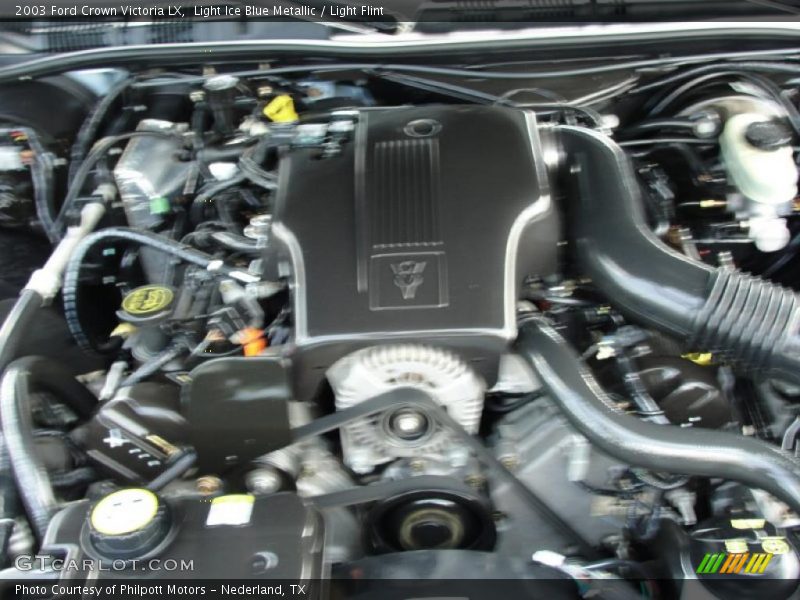 Light Ice Blue Metallic / Light Flint 2003 Ford Crown Victoria LX
