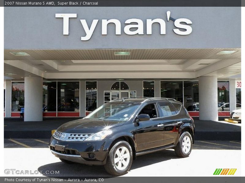 Super Black / Charcoal 2007 Nissan Murano S AWD
