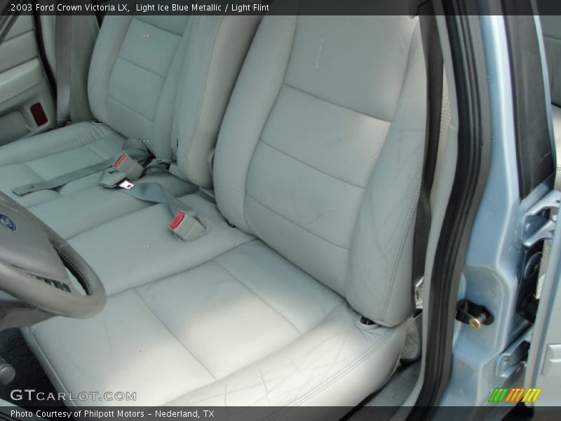 Light Ice Blue Metallic / Light Flint 2003 Ford Crown Victoria LX