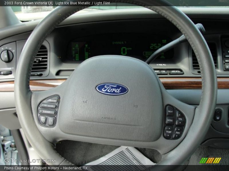 Light Ice Blue Metallic / Light Flint 2003 Ford Crown Victoria LX