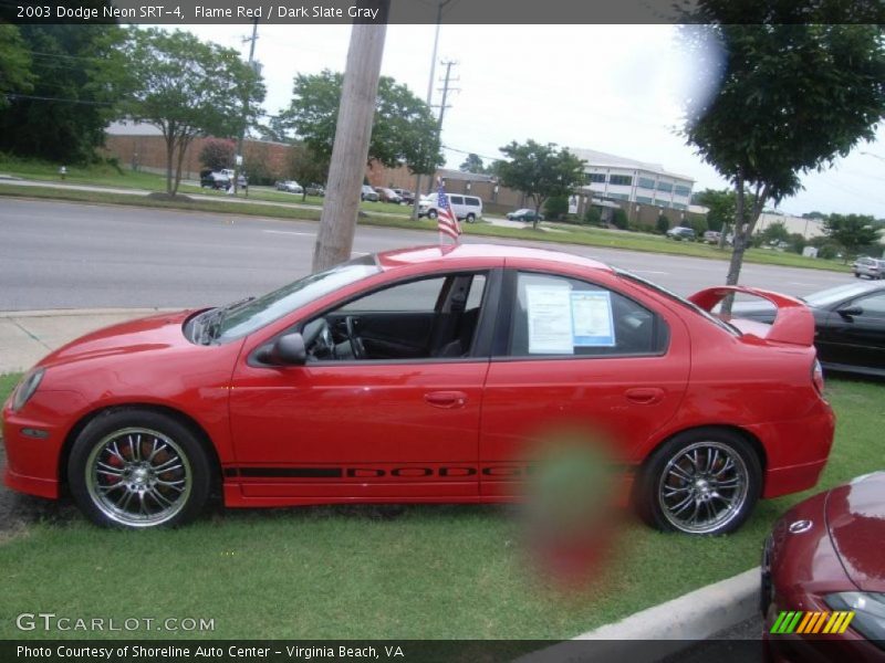 Flame Red / Dark Slate Gray 2003 Dodge Neon SRT-4