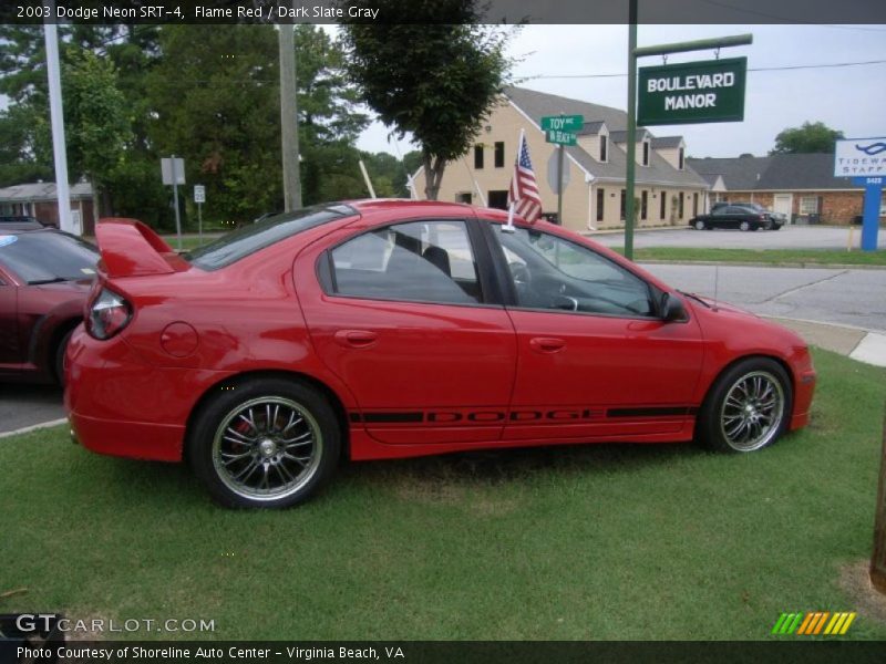 Flame Red / Dark Slate Gray 2003 Dodge Neon SRT-4