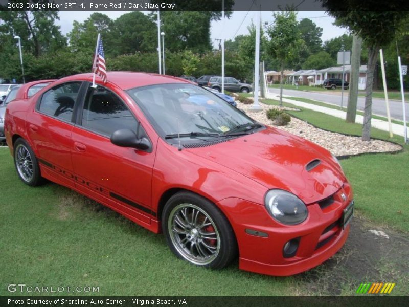 Flame Red / Dark Slate Gray 2003 Dodge Neon SRT-4