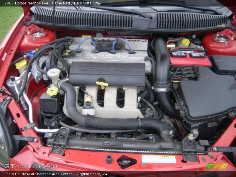 Flame Red / Dark Slate Gray 2003 Dodge Neon SRT-4