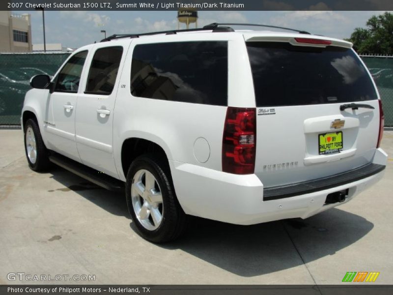Summit White / Light Titanium/Dark Titanium 2007 Chevrolet Suburban 1500 LTZ