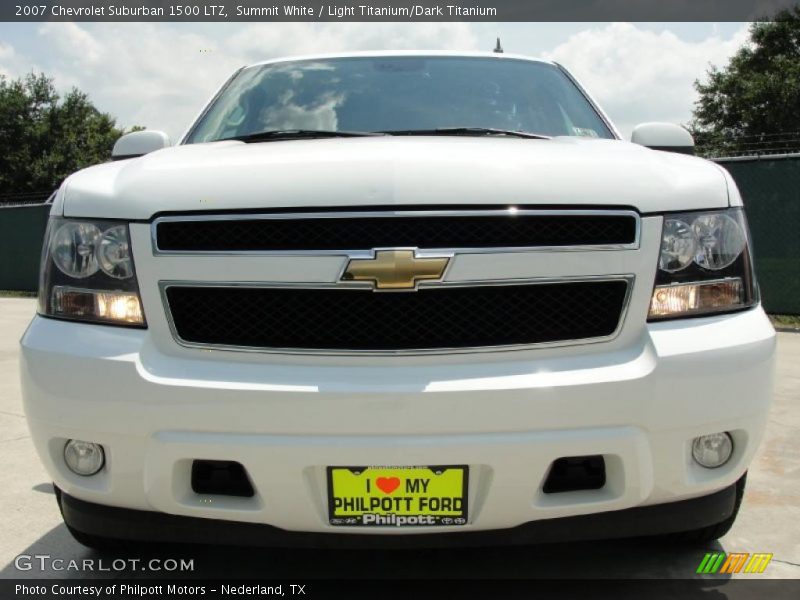 Summit White / Light Titanium/Dark Titanium 2007 Chevrolet Suburban 1500 LTZ