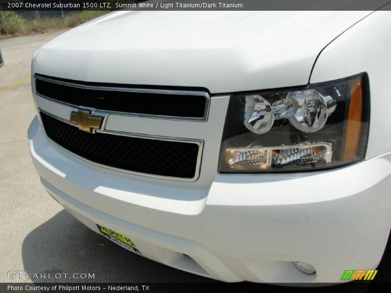 Summit White / Light Titanium/Dark Titanium 2007 Chevrolet Suburban 1500 LTZ