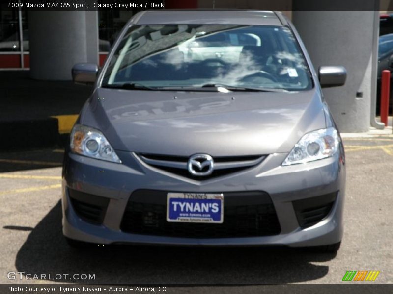 Galaxy Gray Mica / Black 2009 Mazda MAZDA5 Sport