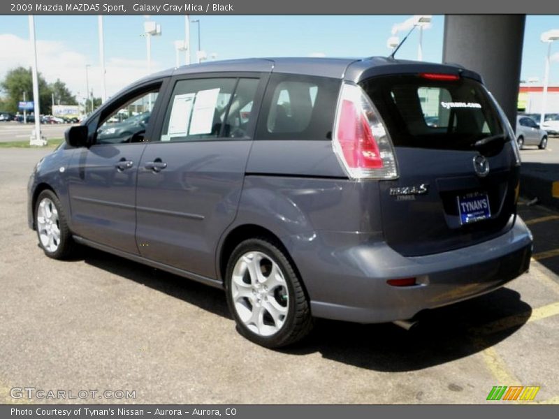 Galaxy Gray Mica / Black 2009 Mazda MAZDA5 Sport