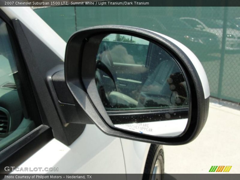 Summit White / Light Titanium/Dark Titanium 2007 Chevrolet Suburban 1500 LTZ