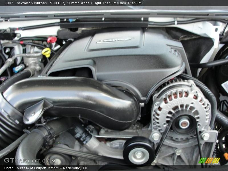 Summit White / Light Titanium/Dark Titanium 2007 Chevrolet Suburban 1500 LTZ