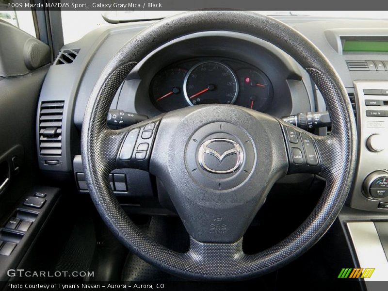 Galaxy Gray Mica / Black 2009 Mazda MAZDA5 Sport