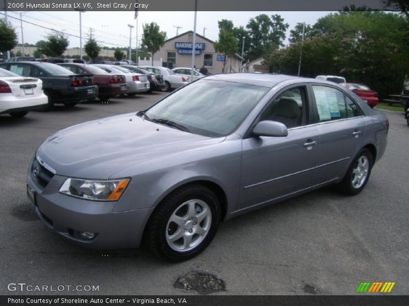 Steel Gray / Gray 2006 Hyundai Sonata LX V6