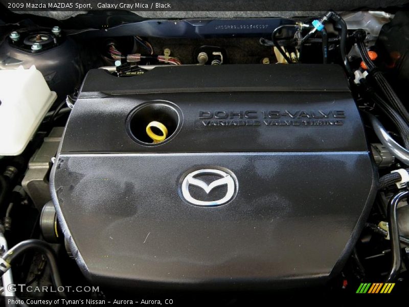 Galaxy Gray Mica / Black 2009 Mazda MAZDA5 Sport