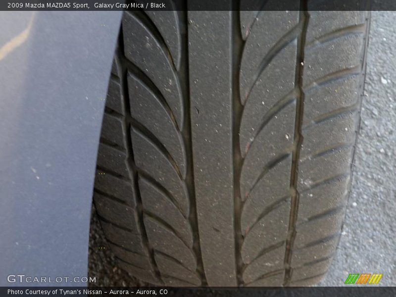 Galaxy Gray Mica / Black 2009 Mazda MAZDA5 Sport