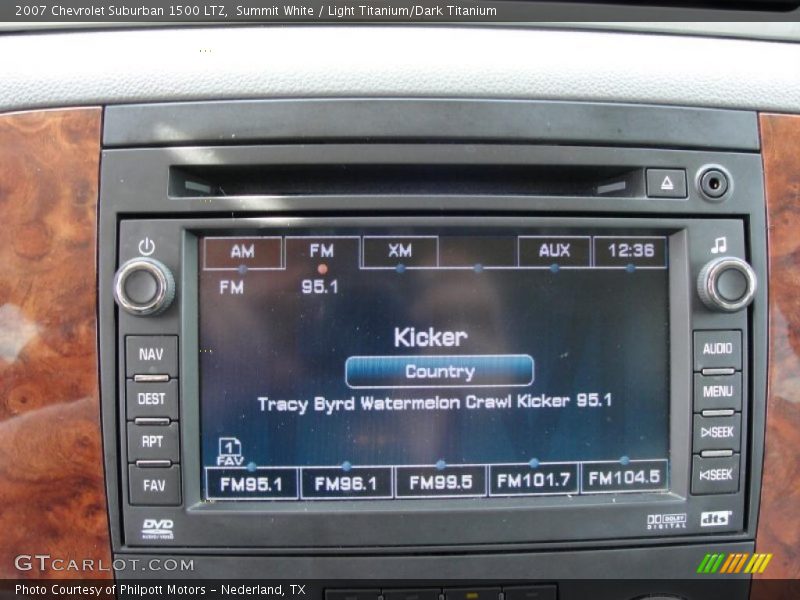 Summit White / Light Titanium/Dark Titanium 2007 Chevrolet Suburban 1500 LTZ