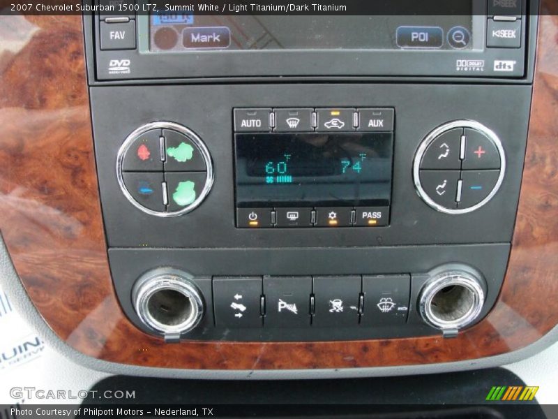 Summit White / Light Titanium/Dark Titanium 2007 Chevrolet Suburban 1500 LTZ