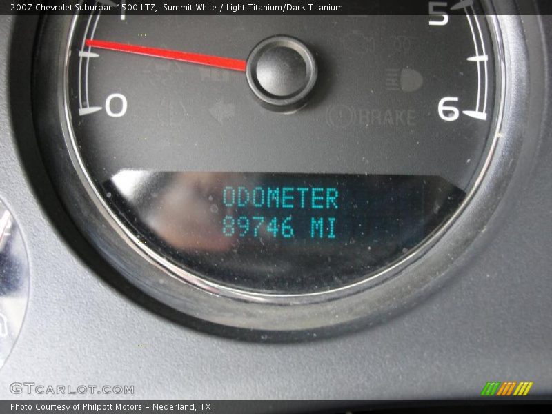 Summit White / Light Titanium/Dark Titanium 2007 Chevrolet Suburban 1500 LTZ