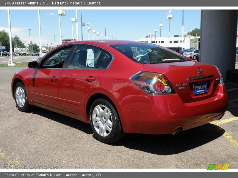 Red Brick Metallic / Charcoal 2009 Nissan Altima 2.5 S