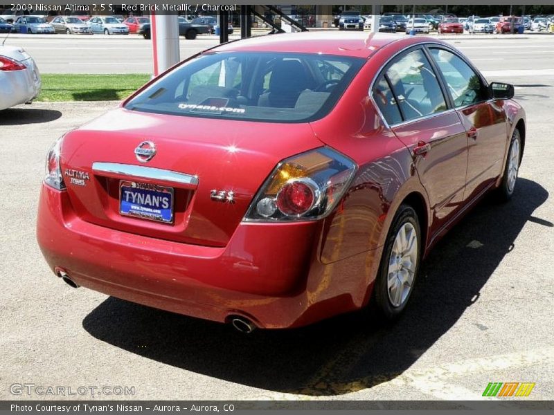 Red Brick Metallic / Charcoal 2009 Nissan Altima 2.5 S