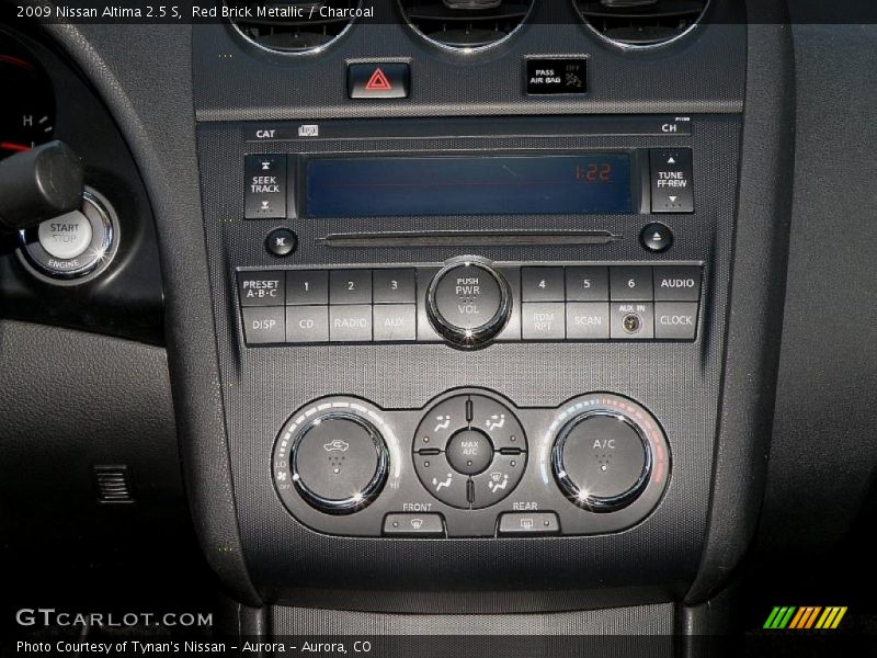 Red Brick Metallic / Charcoal 2009 Nissan Altima 2.5 S