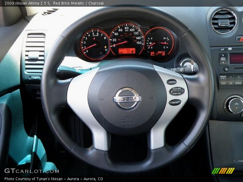 Red Brick Metallic / Charcoal 2009 Nissan Altima 2.5 S