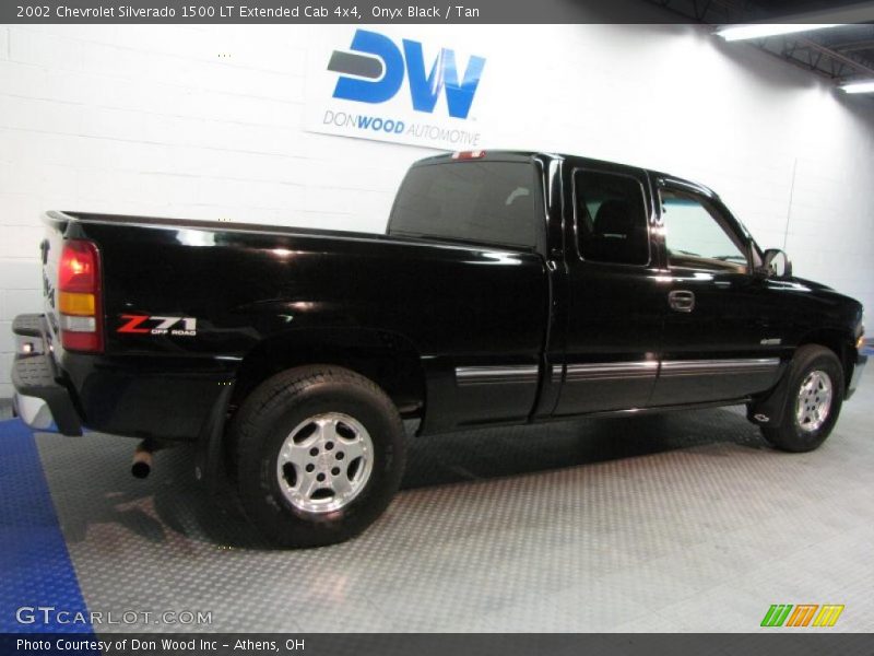 Onyx Black / Tan 2002 Chevrolet Silverado 1500 LT Extended Cab 4x4