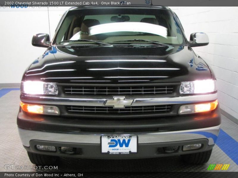 Onyx Black / Tan 2002 Chevrolet Silverado 1500 LT Extended Cab 4x4