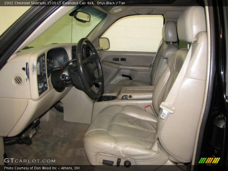 Onyx Black / Tan 2002 Chevrolet Silverado 1500 LT Extended Cab 4x4
