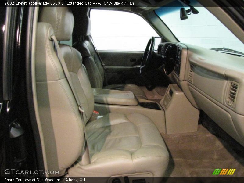 Onyx Black / Tan 2002 Chevrolet Silverado 1500 LT Extended Cab 4x4
