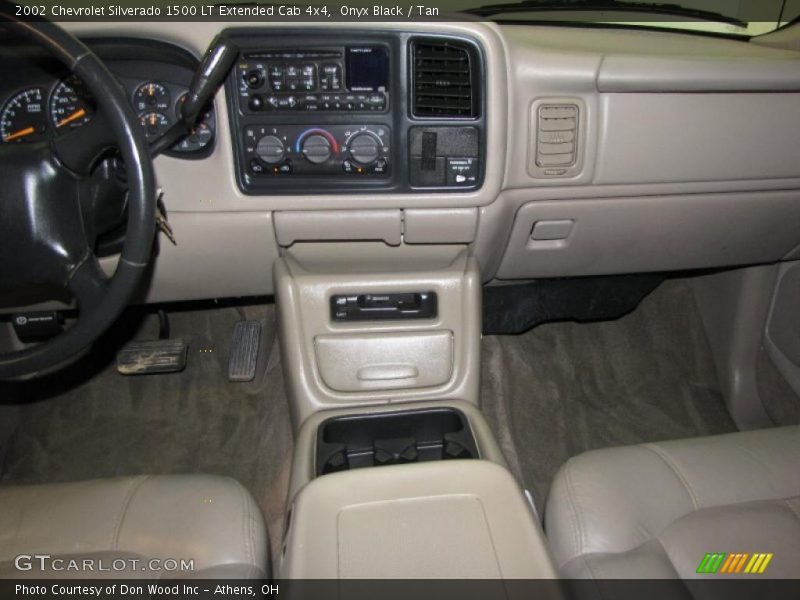Onyx Black / Tan 2002 Chevrolet Silverado 1500 LT Extended Cab 4x4