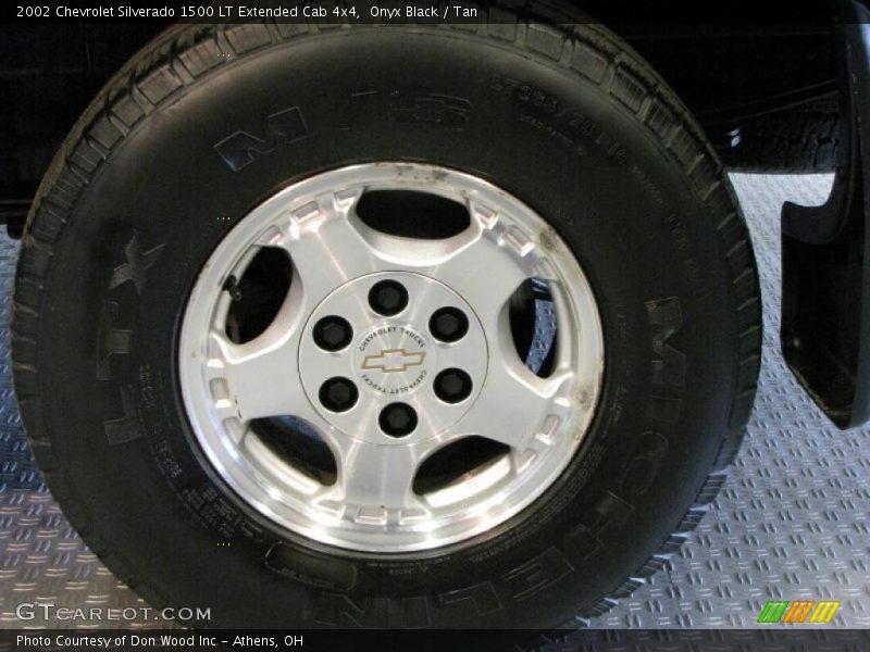 Onyx Black / Tan 2002 Chevrolet Silverado 1500 LT Extended Cab 4x4