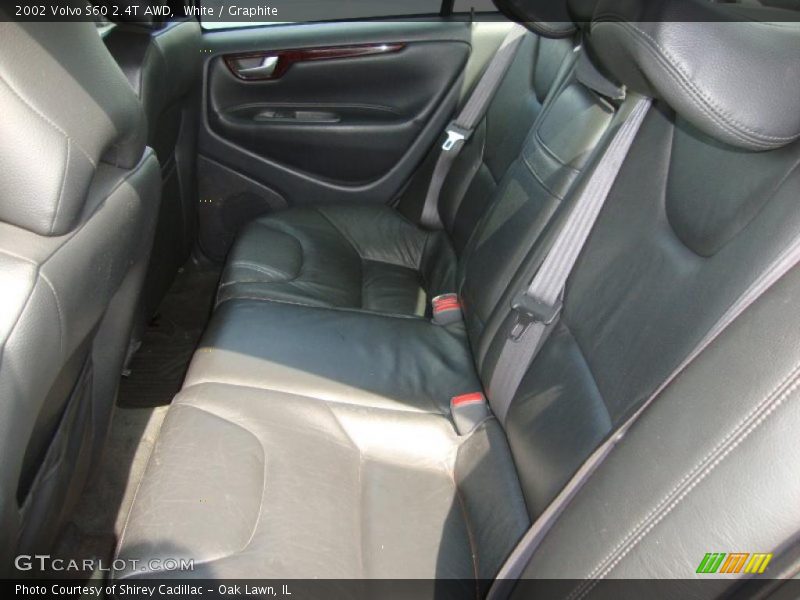 White / Graphite 2002 Volvo S60 2.4T AWD