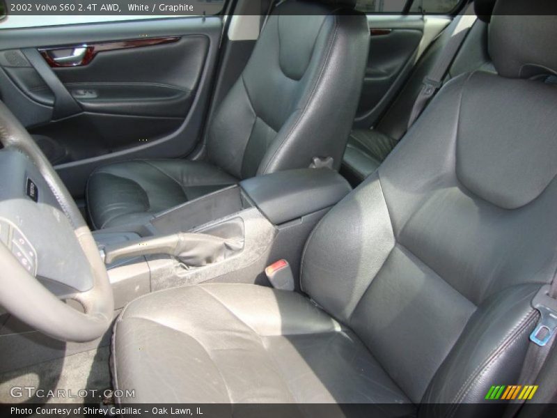 White / Graphite 2002 Volvo S60 2.4T AWD