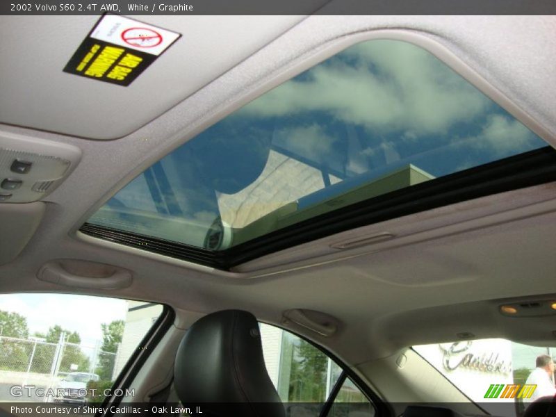 White / Graphite 2002 Volvo S60 2.4T AWD