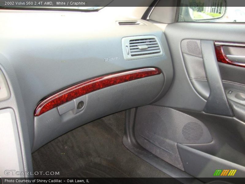 White / Graphite 2002 Volvo S60 2.4T AWD