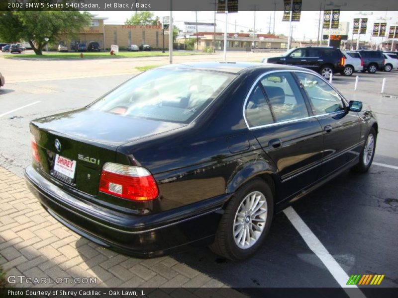 Jet Black / Black 2002 BMW 5 Series 540i Sedan