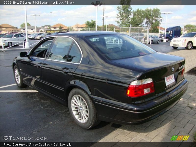 Jet Black / Black 2002 BMW 5 Series 540i Sedan