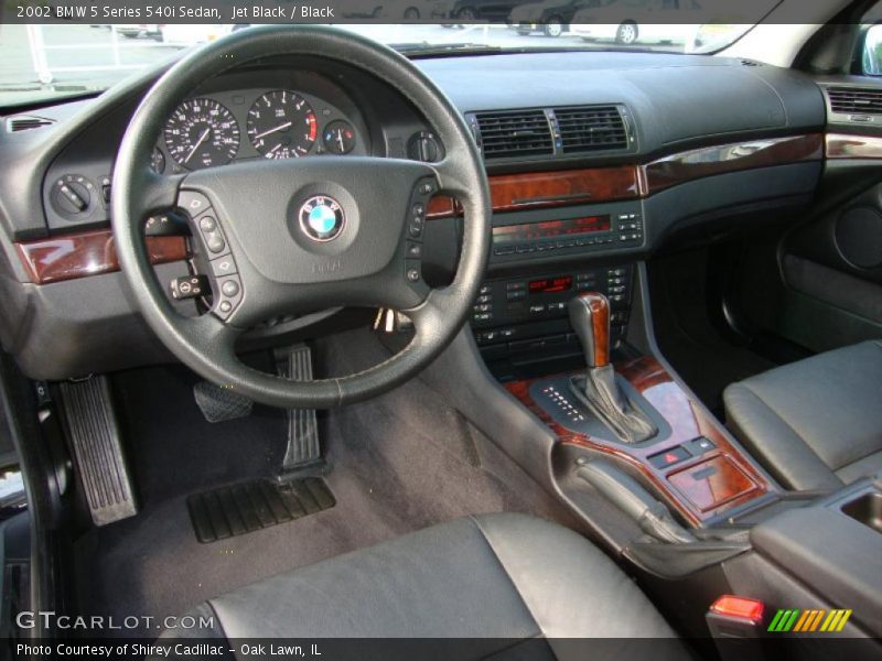 Jet Black / Black 2002 BMW 5 Series 540i Sedan