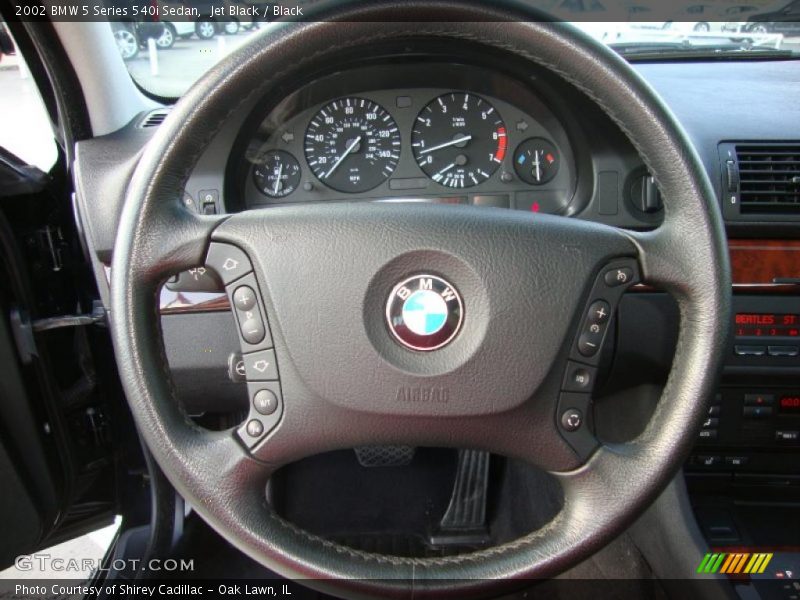 Jet Black / Black 2002 BMW 5 Series 540i Sedan