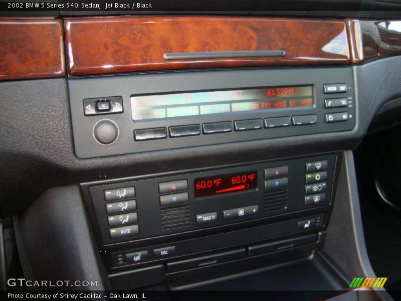 Jet Black / Black 2002 BMW 5 Series 540i Sedan