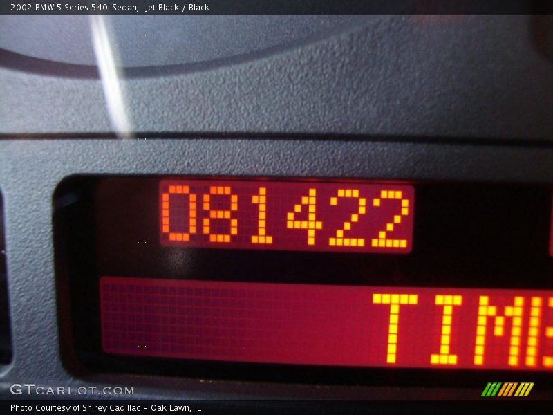 Jet Black / Black 2002 BMW 5 Series 540i Sedan
